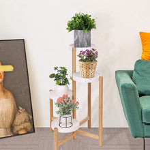 Load image into Gallery viewer, bamboo plant stand - Gardening Plants And Flowers