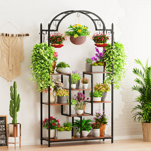 metal flower pot stand - Gardening Plants And Flowers