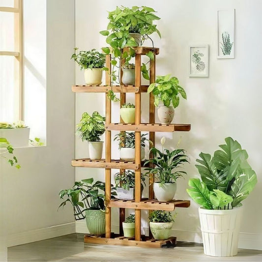 6 tier wood plant stand - Gardening Plants And Flowers
