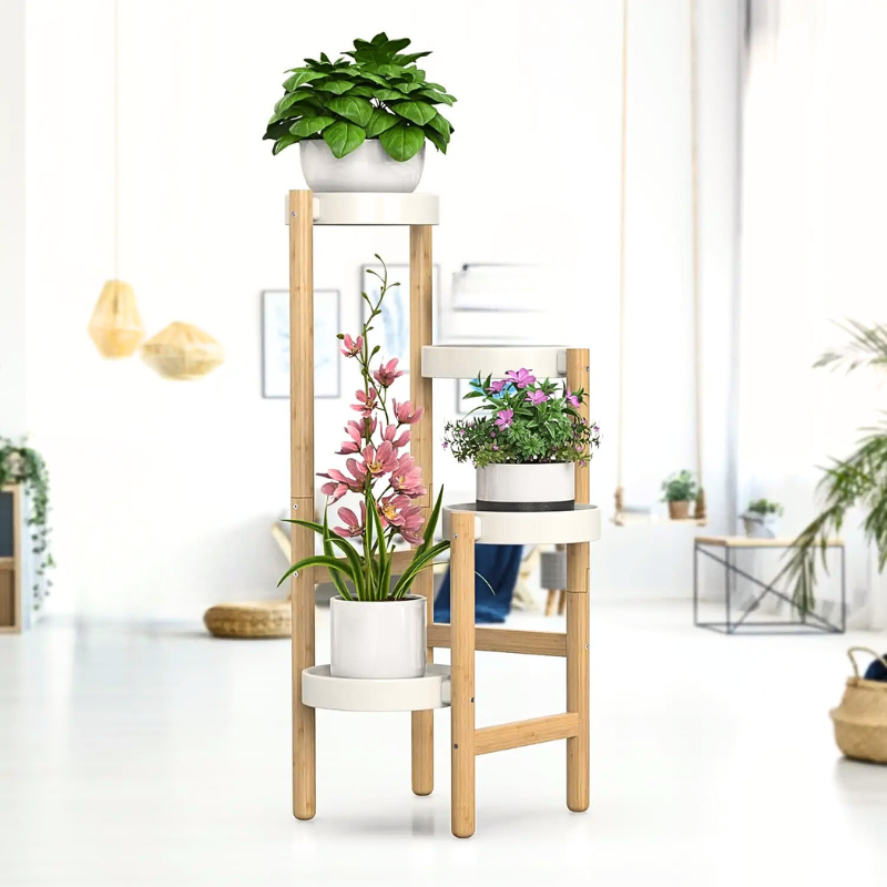 wood plant stand indoor - Gardening Plants And Flowers