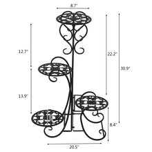 Load image into Gallery viewer, metal plant stand - Gardening Plants And Flowers