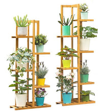 Load image into Gallery viewer, tall bamboo plant stand - Gardening Plants And Flowers