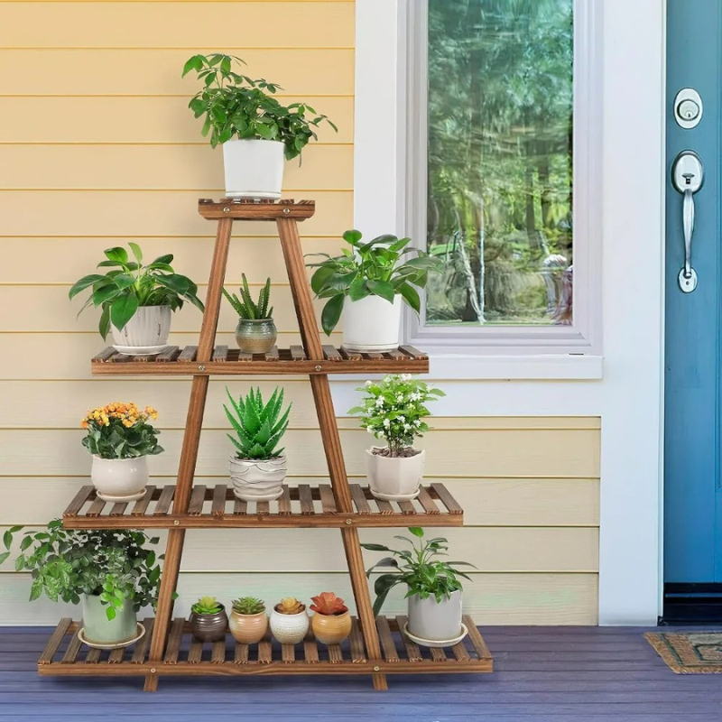 wooden rack for plants - Gardening Plants And Flowers