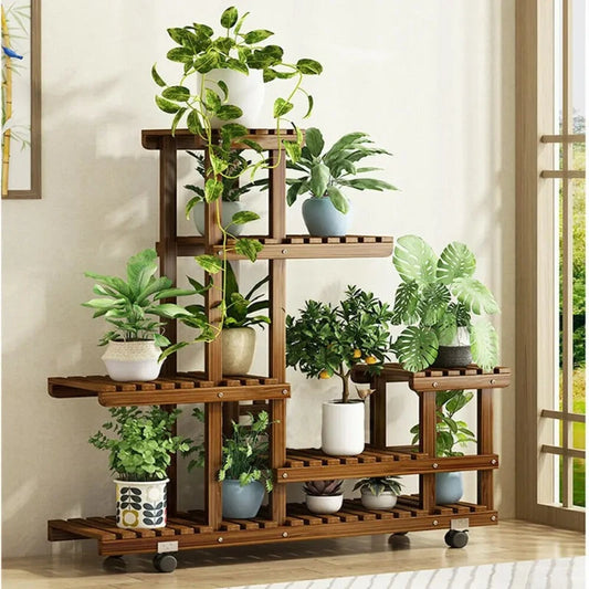 plant stand with wheels - Gardening Plants And Flowers