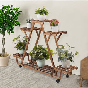 plant stand with wheels - Gardening Plants And Flowers