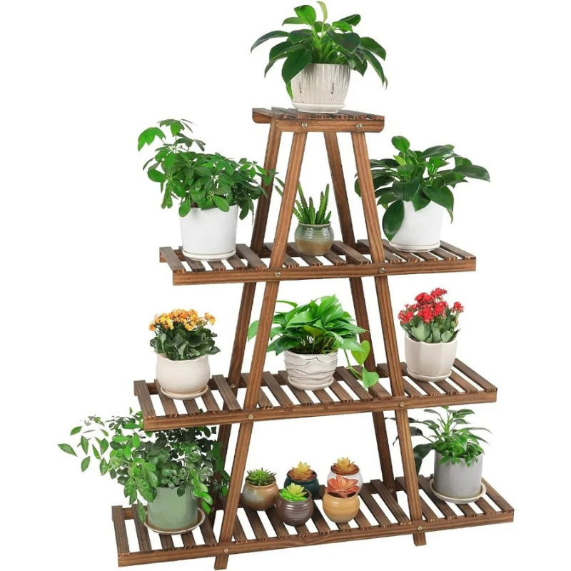 wooden plant rack - Gardening Plants and Flowers