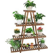 Load image into Gallery viewer, wooden plant rack - Gardening Plants and Flowers