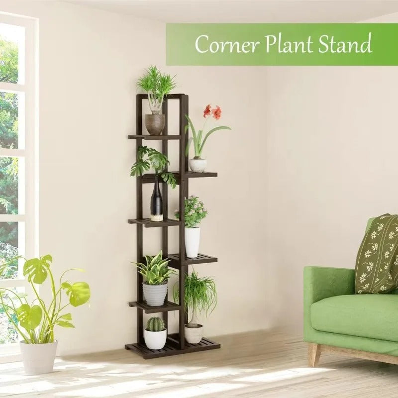 wood plant stand 6-tier -  Gardening Plants And Flowers