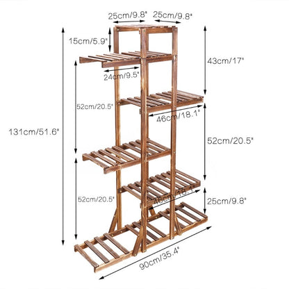 wood plant stand - Gardening Plants And Flowers