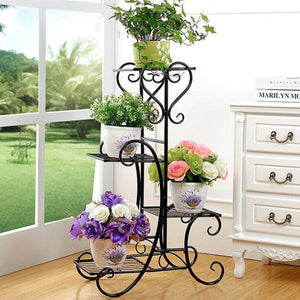 4 tier iron plant stand - Gardening Plants And Flowers