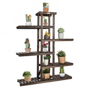 6-tier wood plant stand -  Gardening Plants And Flowers
