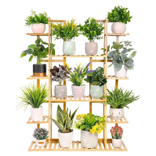 9 tier bamboo plant stand - Gardening Plants And Flowers