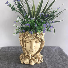 Load image into Gallery viewer, lady head planter pot - Gardening Plants And Flowers