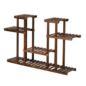 wood plant stand - Gardening Plants And Flowers