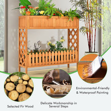 Load image into Gallery viewer, wood plant shelf - Gardening Plants And Flowers