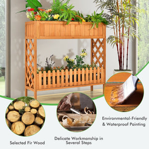 wood plant shelf - Gardening Plants And Flowers