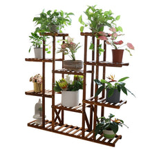 Load image into Gallery viewer, wood plant stand - Gardening Plants And Flowers